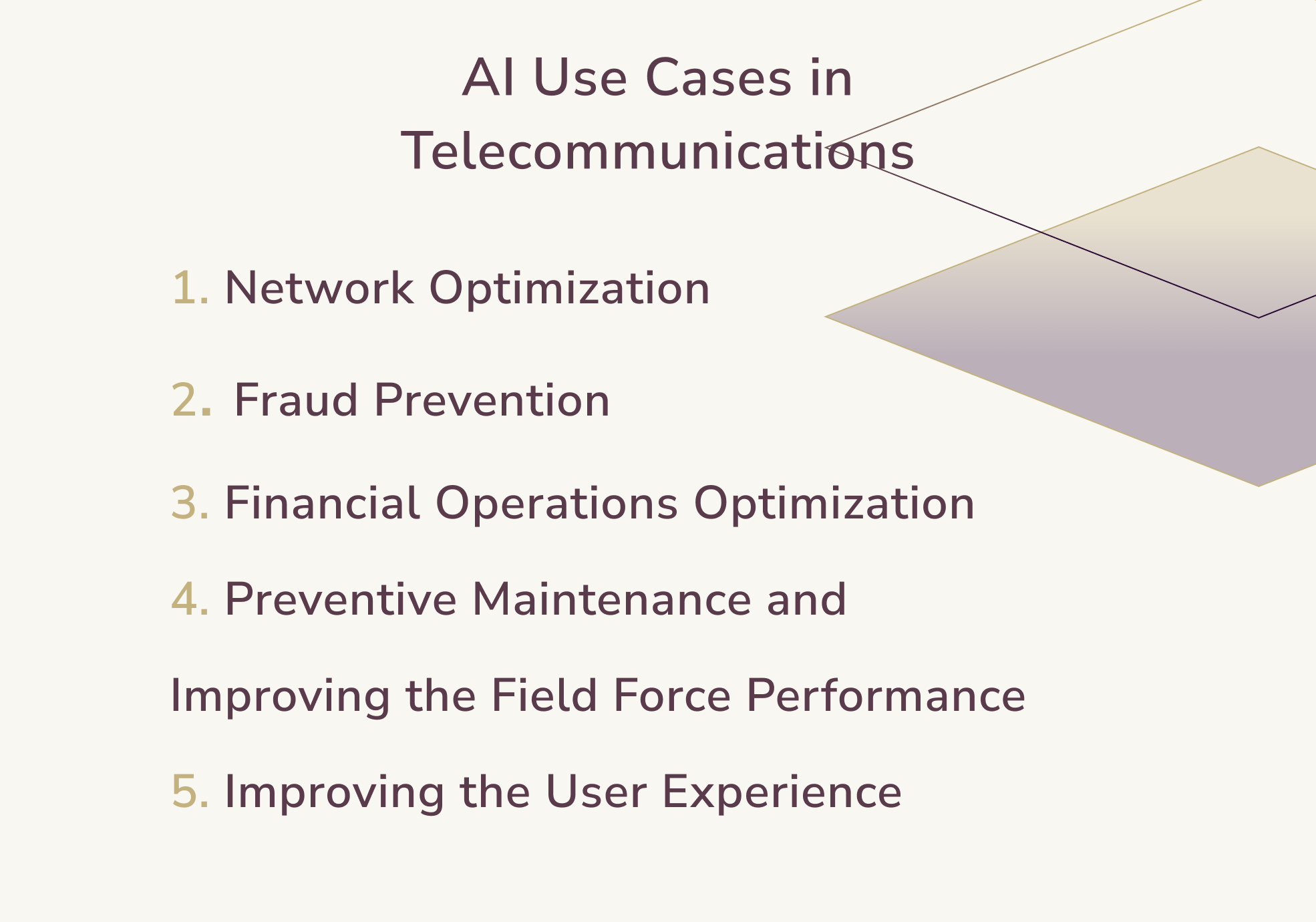 Use Cases of AI in Telecommunications