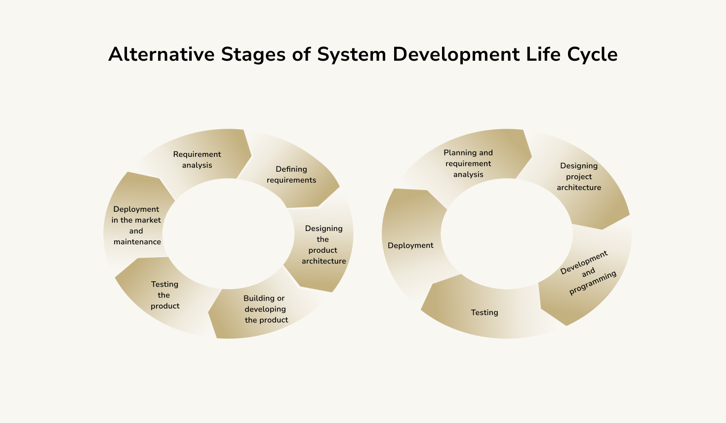 Alternative Stages of System Development Life Cycle