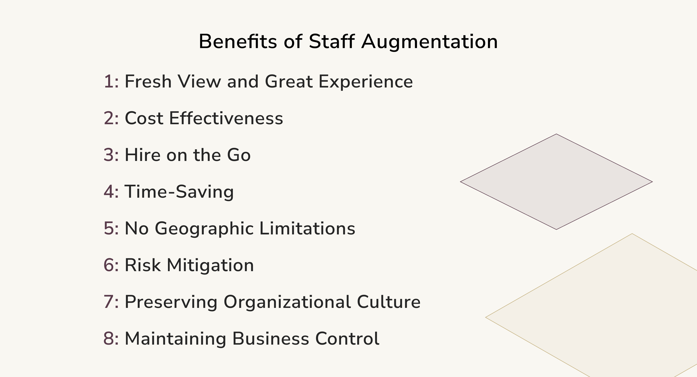 Benefits of Staff Augmentation