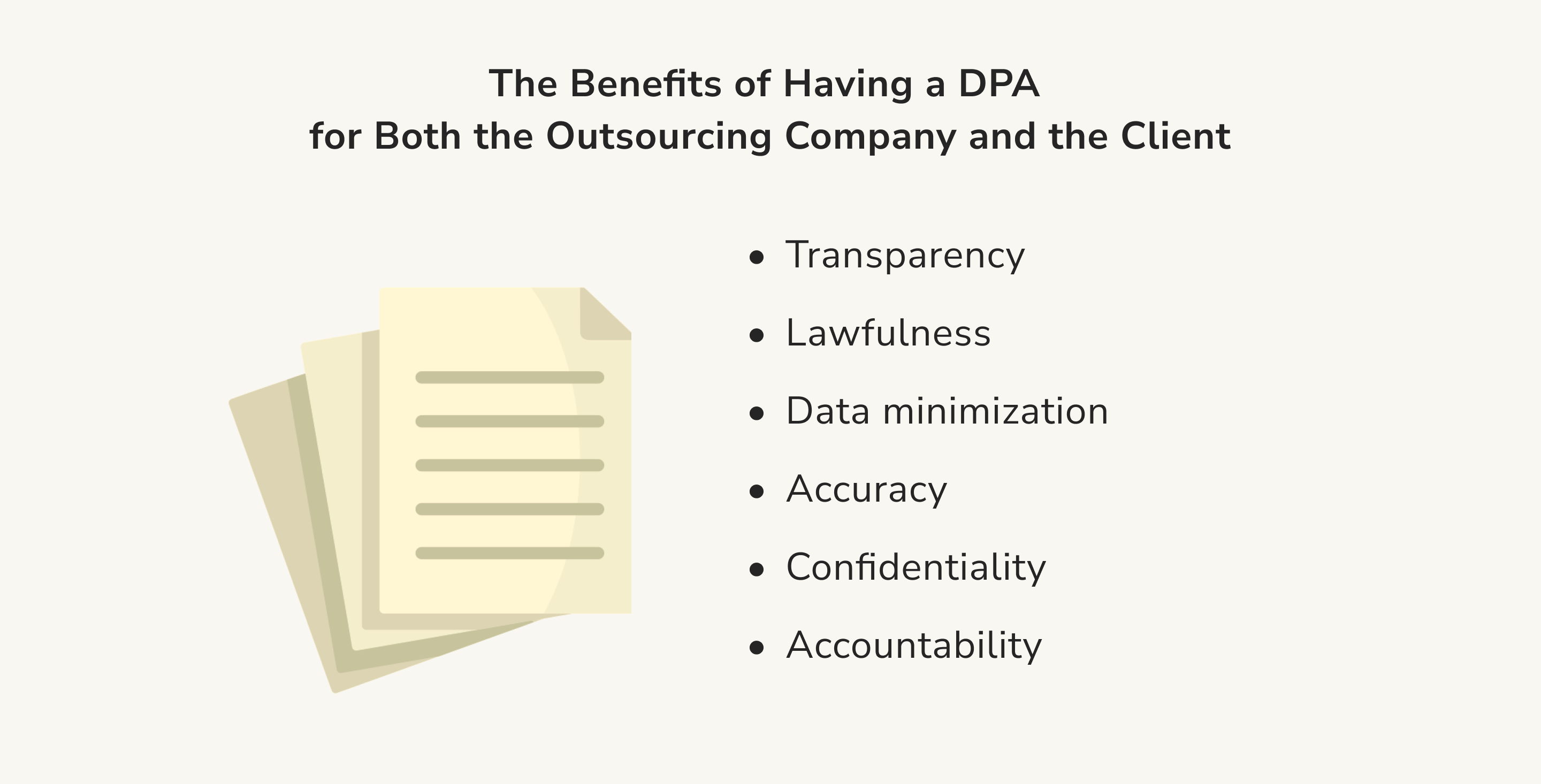 Benefits of a DPA