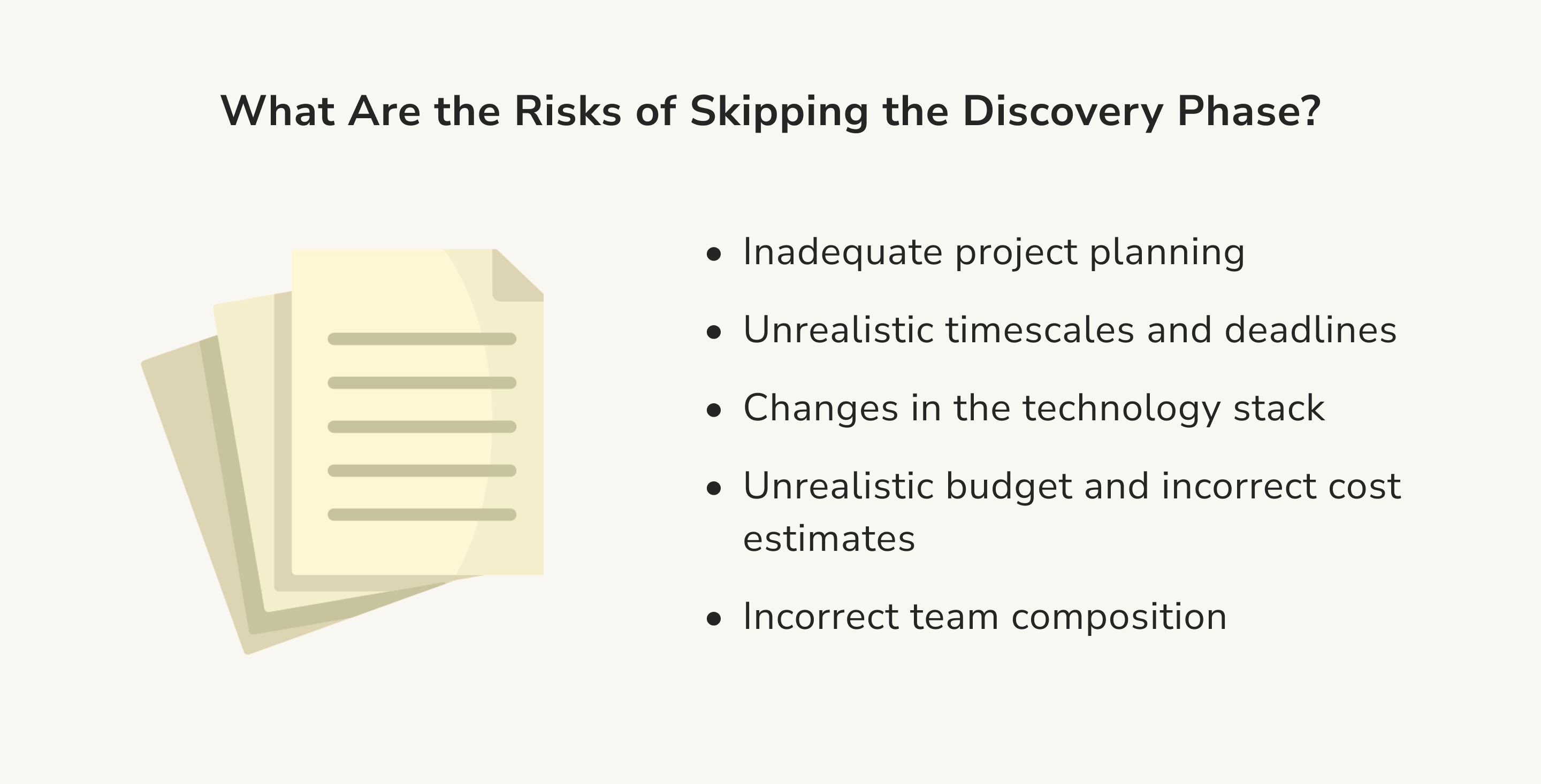 What Are the Risks of Skipping the Discovery Phase