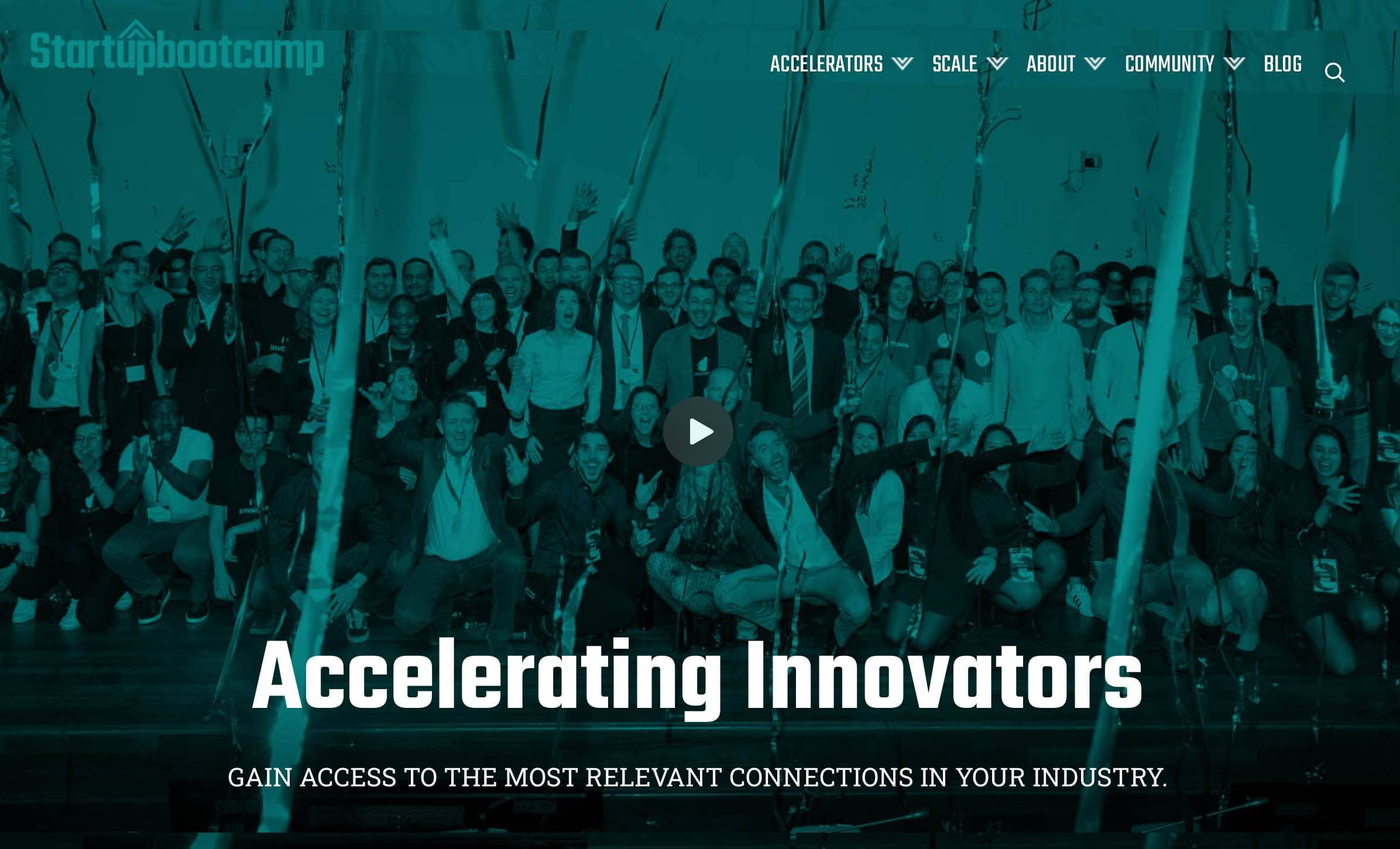 Startupbootcamp website