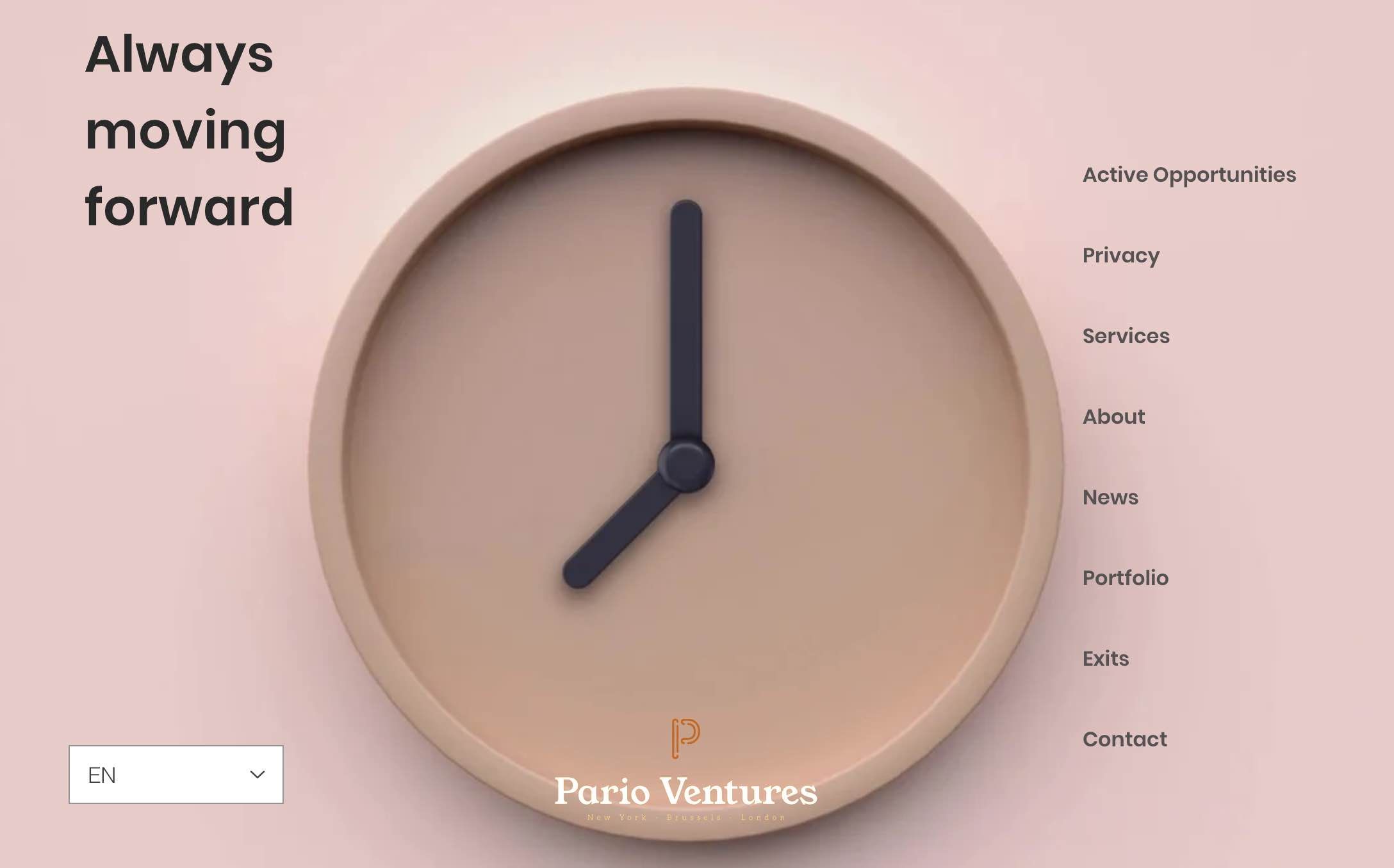 Pario Ventures website