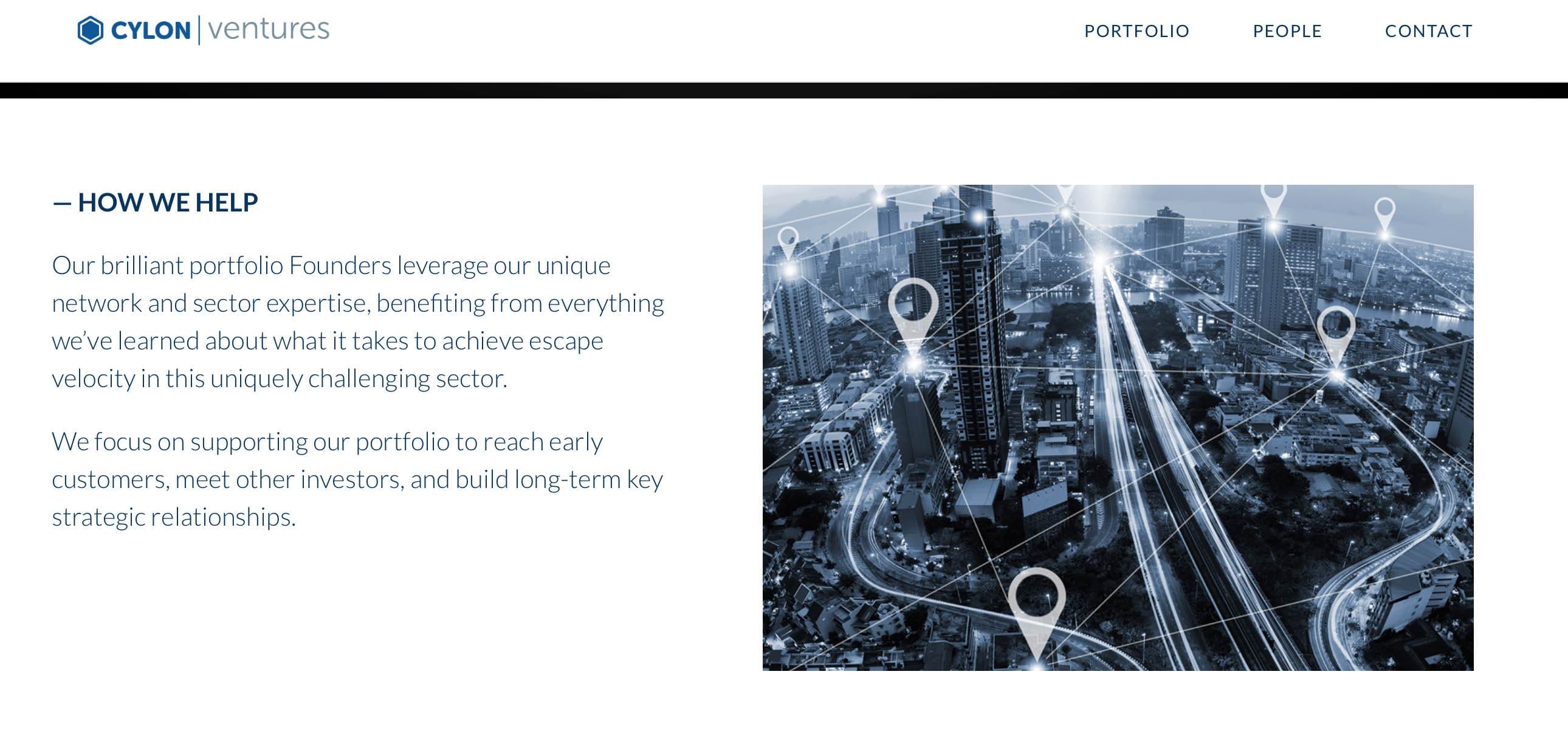 CyLon Ventures website