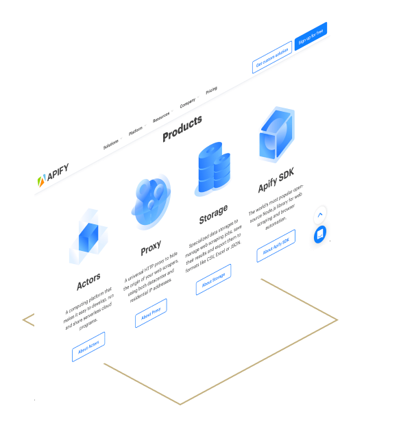 apify product