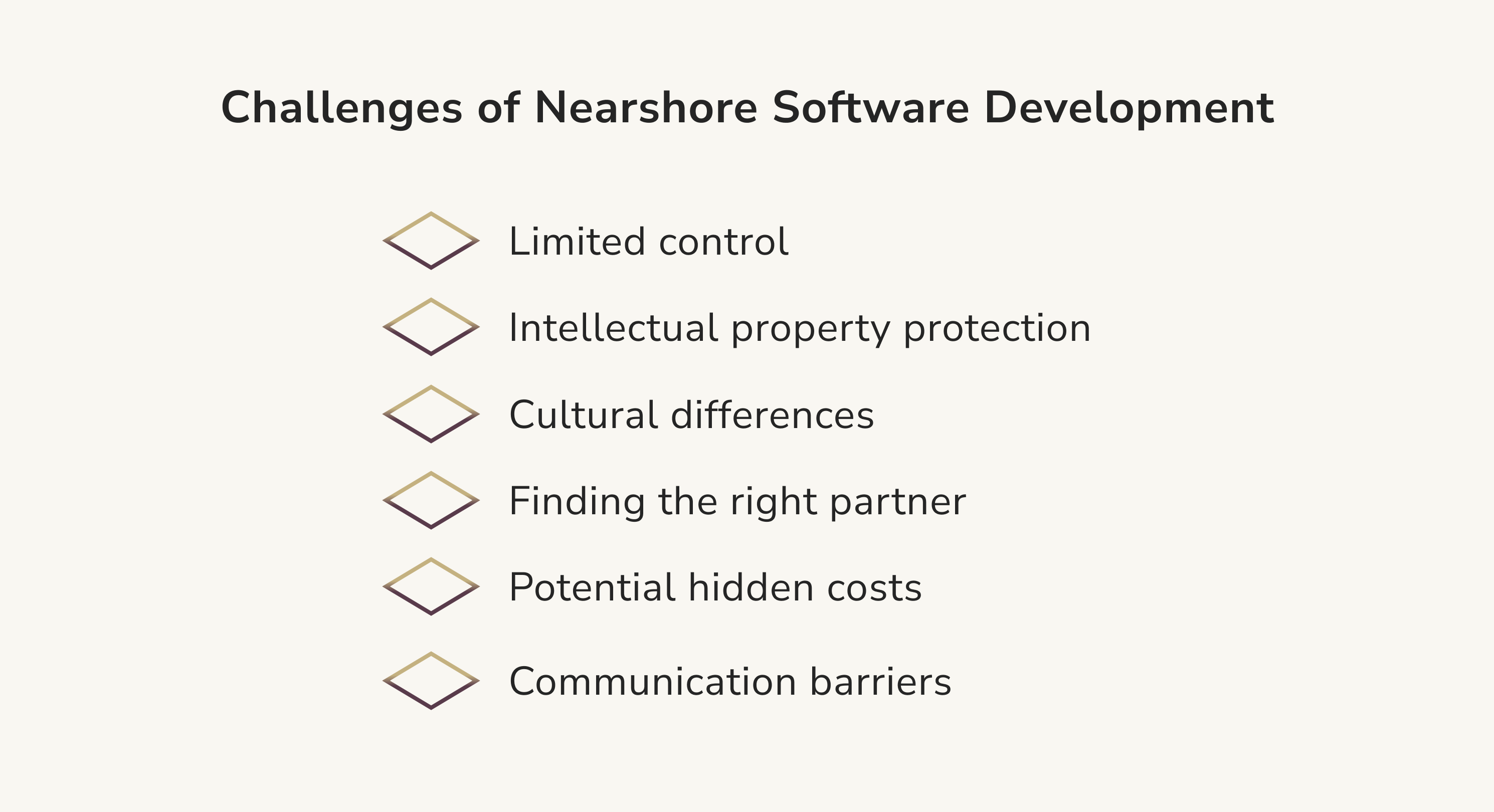 Challenges of Nearshoring