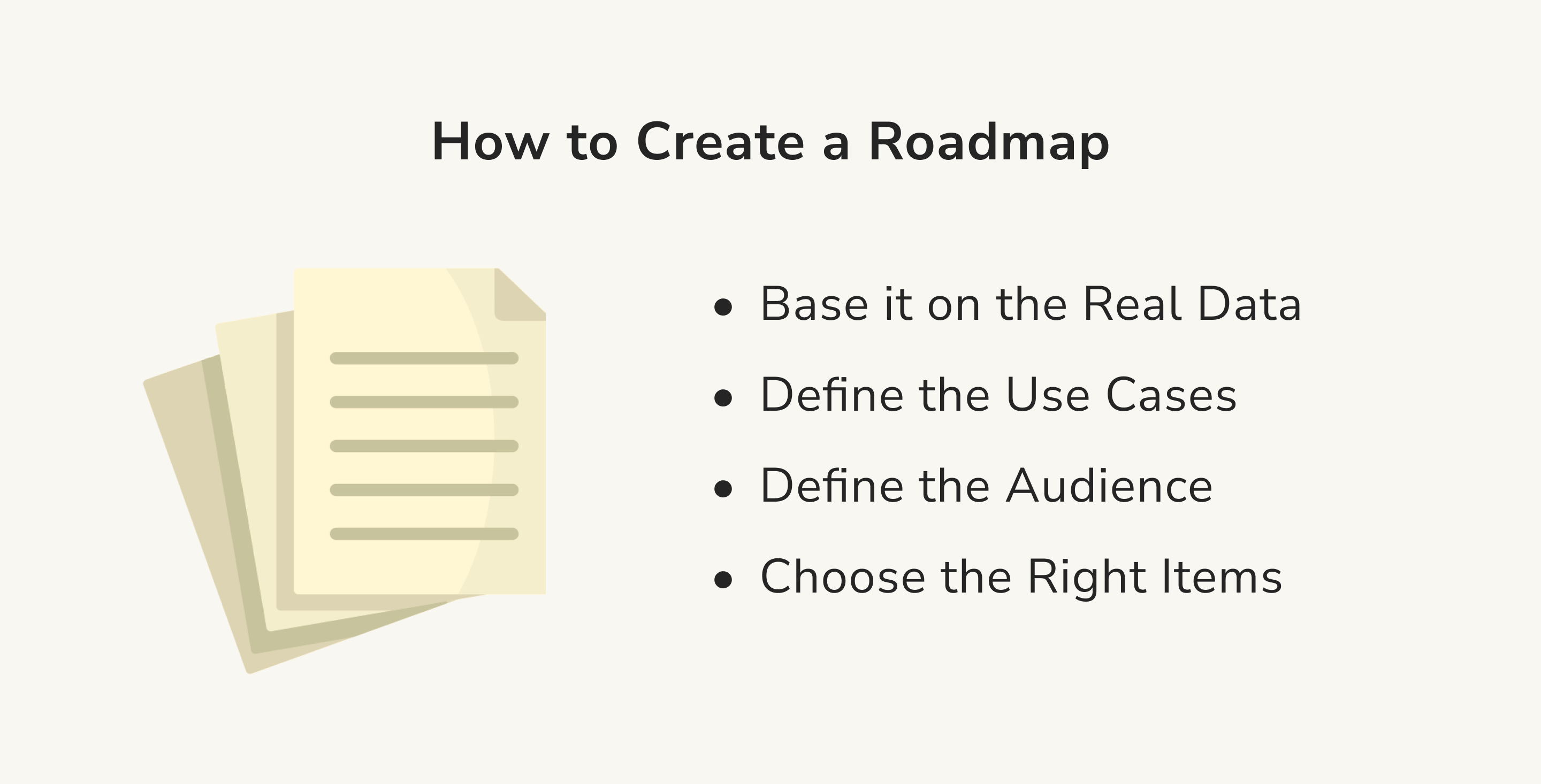 How to create a roadmap