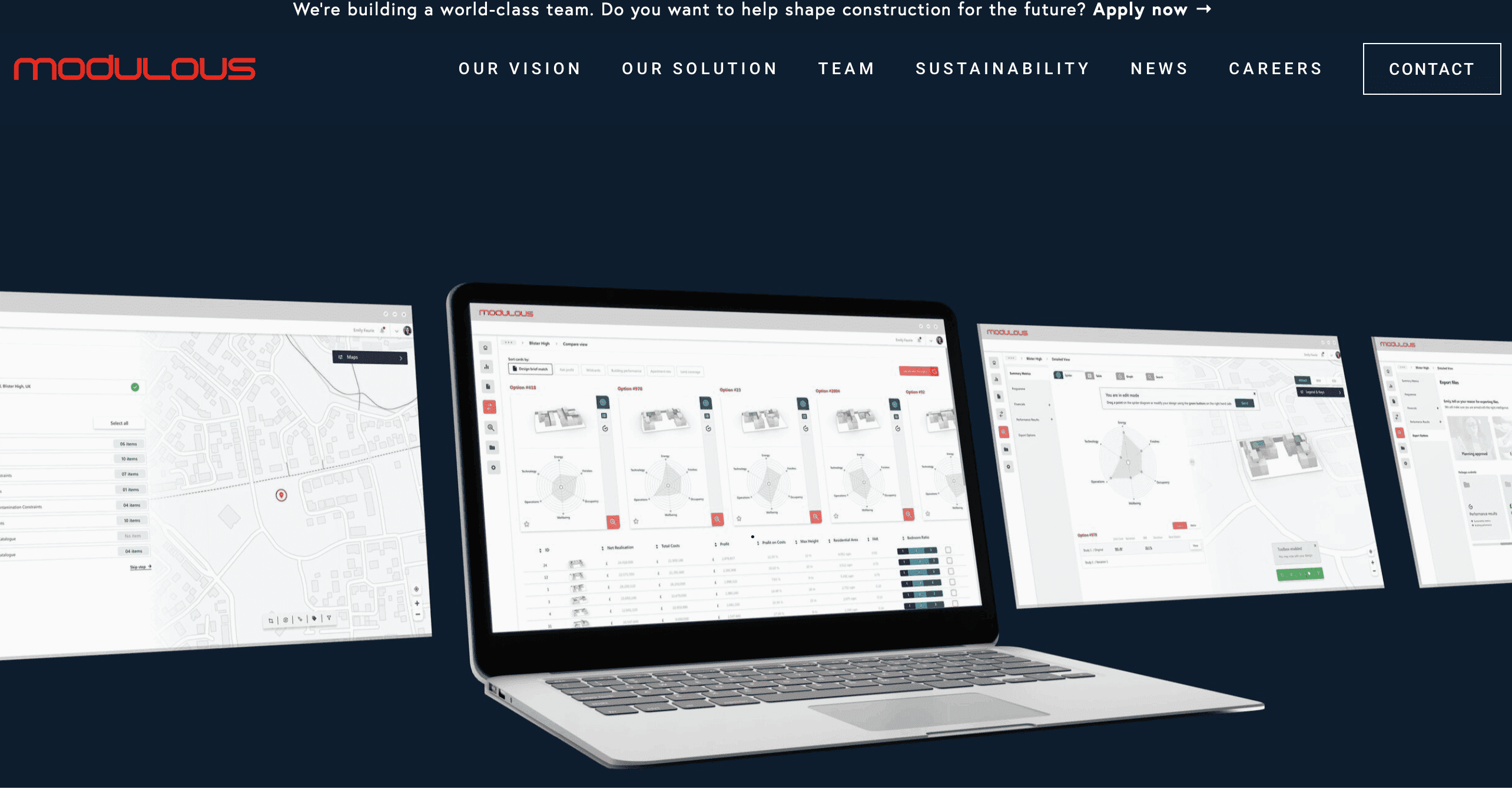 Modulous website