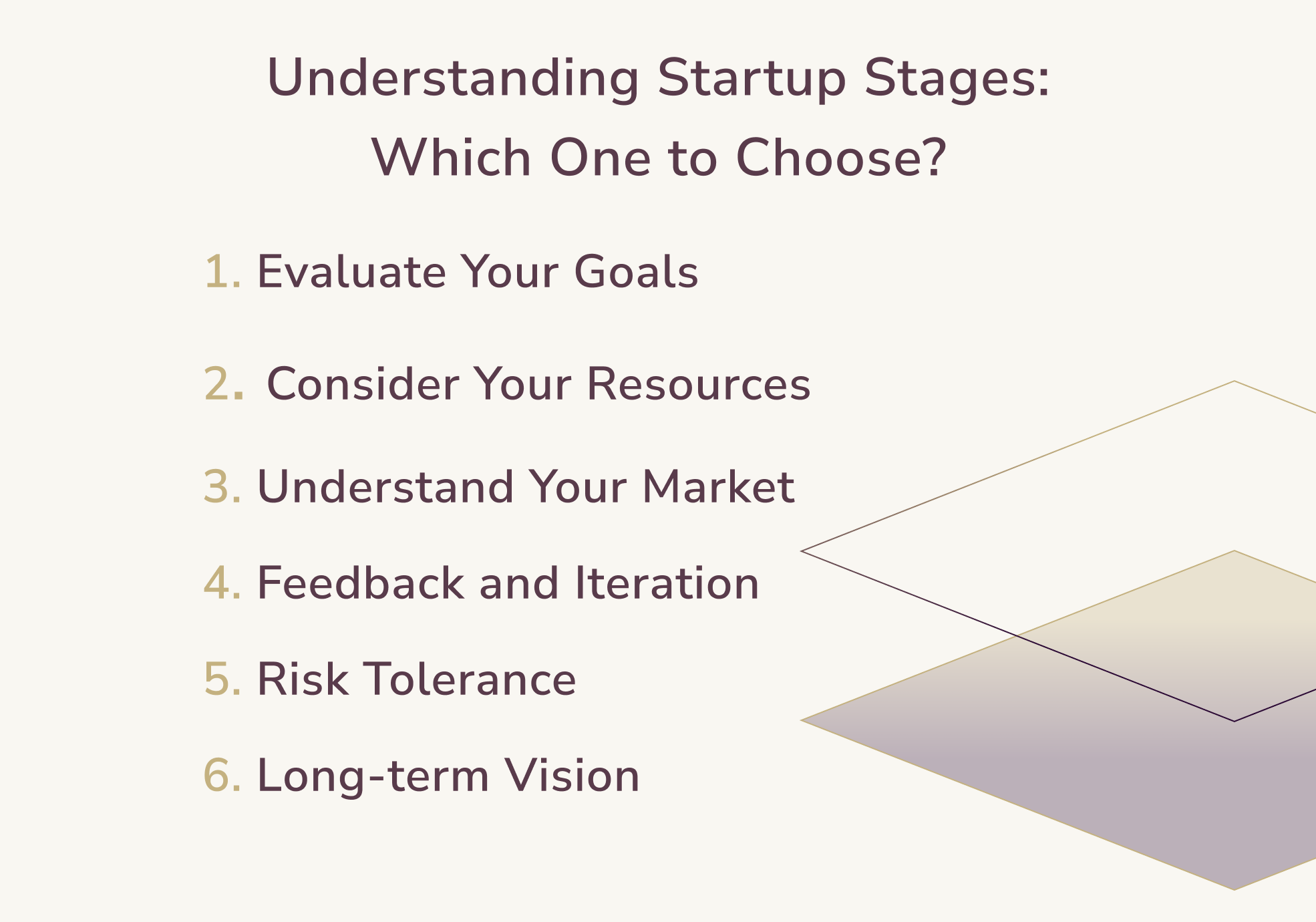 Understanding startup stages